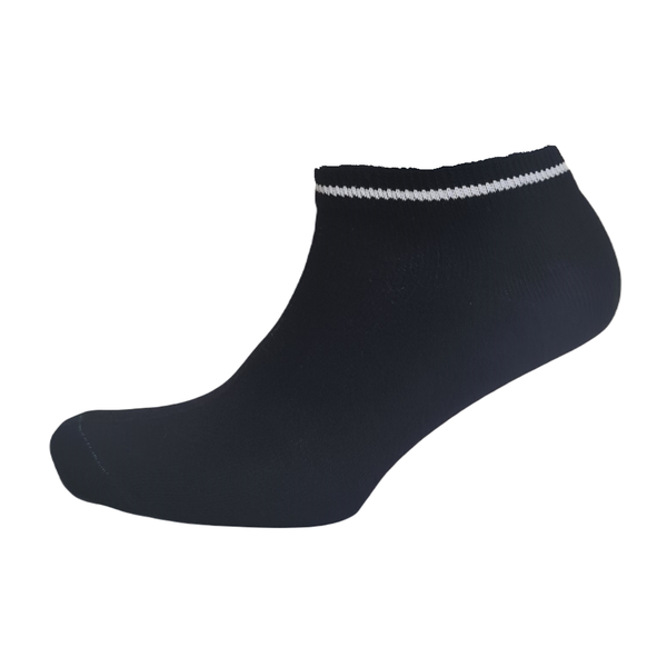 Bioguard Stripe Low Socks Black 3 Pack