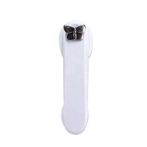 Door Wedge - Butterfly - Rubber - White