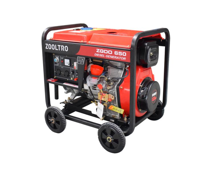 Zooltro 7.5KVA Diesel Generator 14HP, 6KW with Vertical 4 Stroke Engine