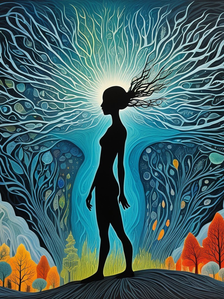 Canvas Wall Art Decor - One With Nature 02