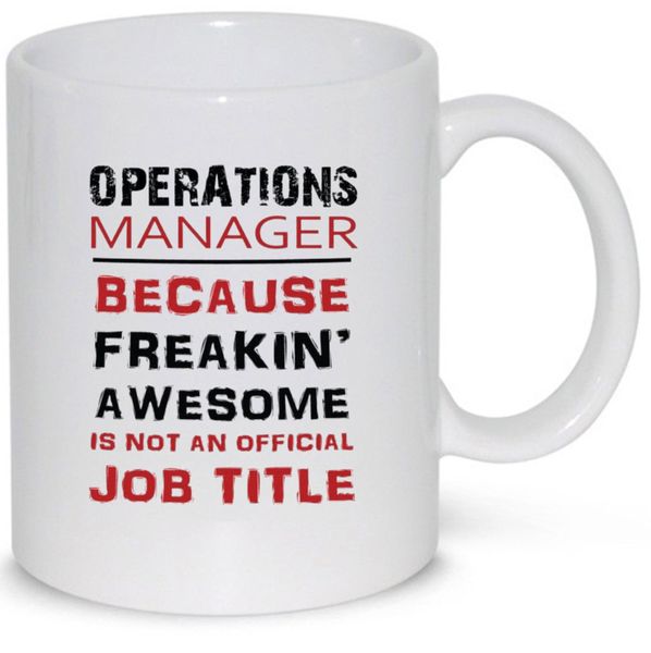 Operations Manager Birthday Christmas Office Colleague Coworker Gift Mug