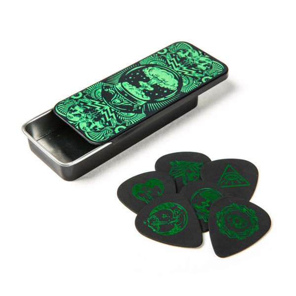 Jim Dunlop I Love Dust Green Pick Tin