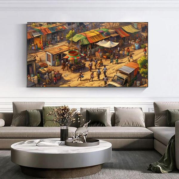 Canvas Wall Decor - Township Market - 0294