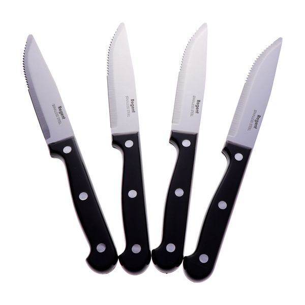 Regent Kitchen Steak Knife 4 Piece Set, (245x25x15mm)