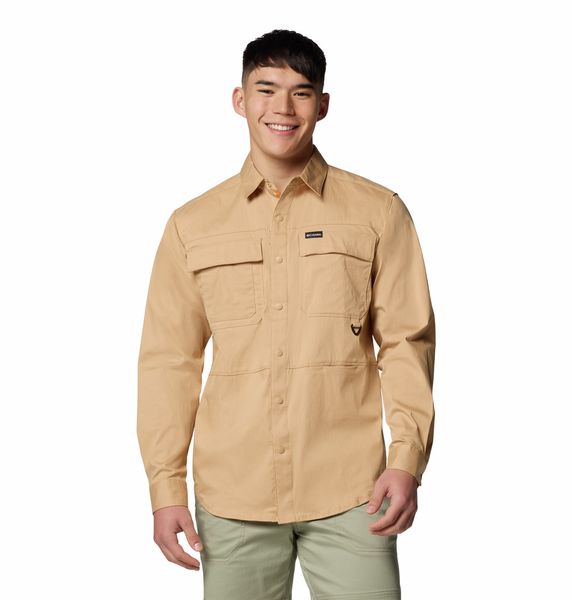 Columbia Men's Landroamer Twill Long Sleeve Shirt Canoe
