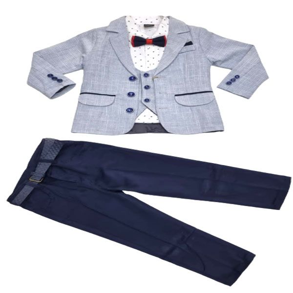 Shop: Boys Light Blue Blazer and Blue Trouser Formal Wear