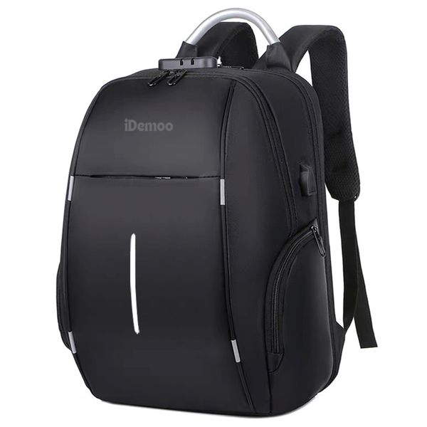 iDemoo Patagonia Laptop Backpack with USB Charging Port - 16 Inch
