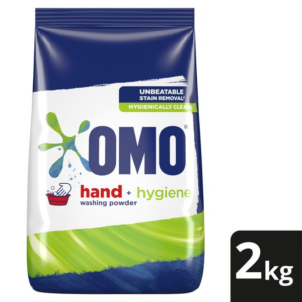 OMO Hygiene Stain Removal Hand Washing Powder Detergent 2kg