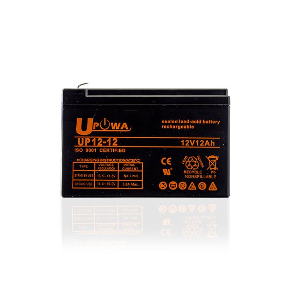 UPowa 12V 12Ah Rechargeable Battery
