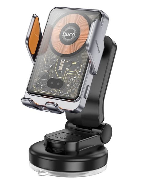 Hoco.HW8 Center console car holder 15W Wireless charging.