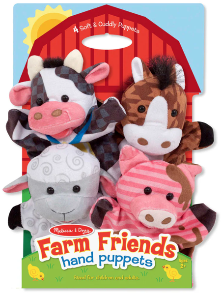 Melissa &amp; Doug Farm Friends Hand Puppets