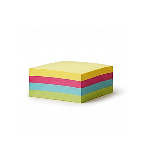 Quad-Colour Sticky Note Power Pad - 360 Sheets of High-Impact Productivity