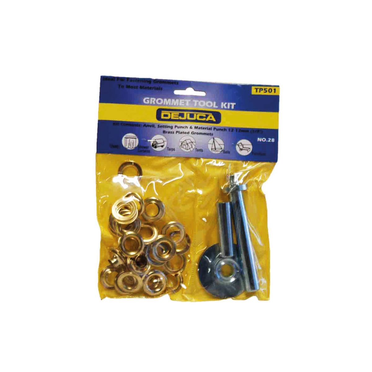 Grommet Eyelet Kit, veelgebruikte 4mm Grommet Kit roestvrij