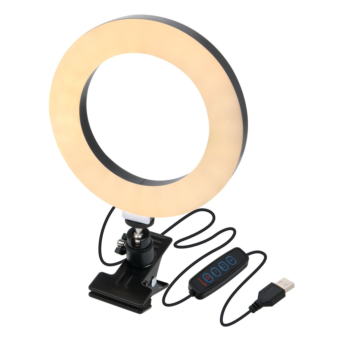 aura clip-on ring light and camera cover