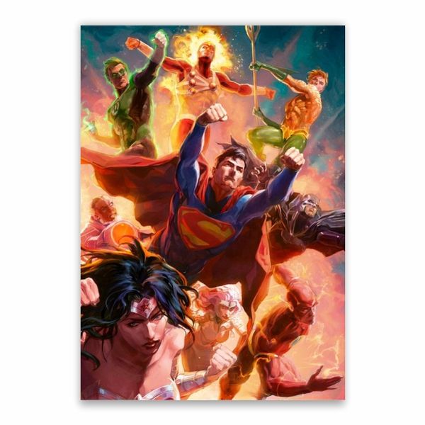 Justice League Vintage Poster - A1