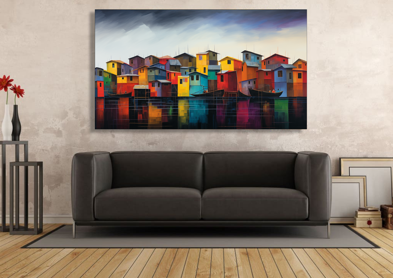 Canvas Wall Art - Shanty Symphony Abstract - IM1029