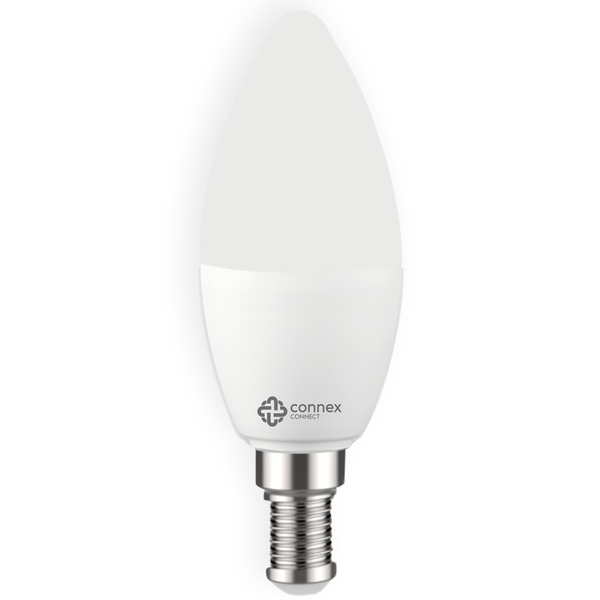 Connex Connect Smart WiFi 4.5W LED White Candle Bulb - B15 Bayonet