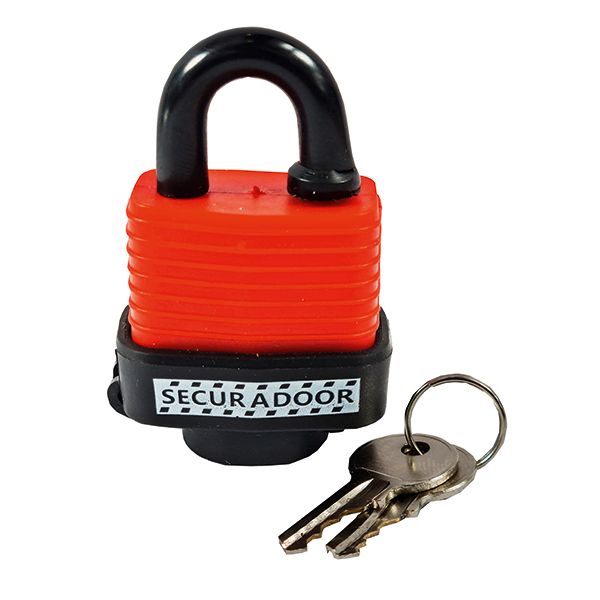 SECURADOOR- 38mm Weatherproof &amp; Laminated Anti-Theft Padlock