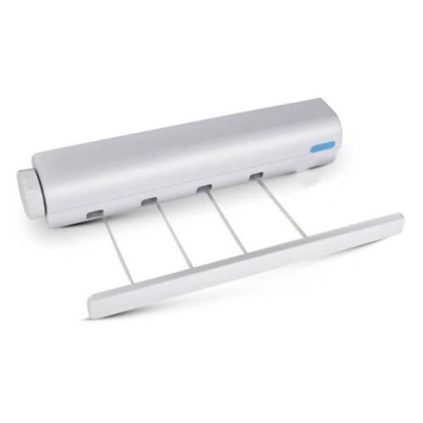 3.7m 5-Line Retractable Clothes Drying Line with Hanger Clips