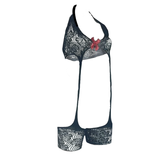 She-Woolf "In The Dark" - Elegant Noir Hosiery