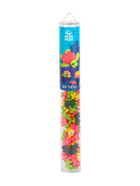Plus Plus Sea Turtle Tube V2 - 100 Piece