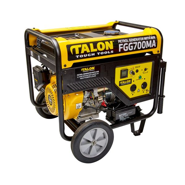 Talon - Petrol Generator - 6,5kVA - Air-cooled single cylinder 4-stroke
