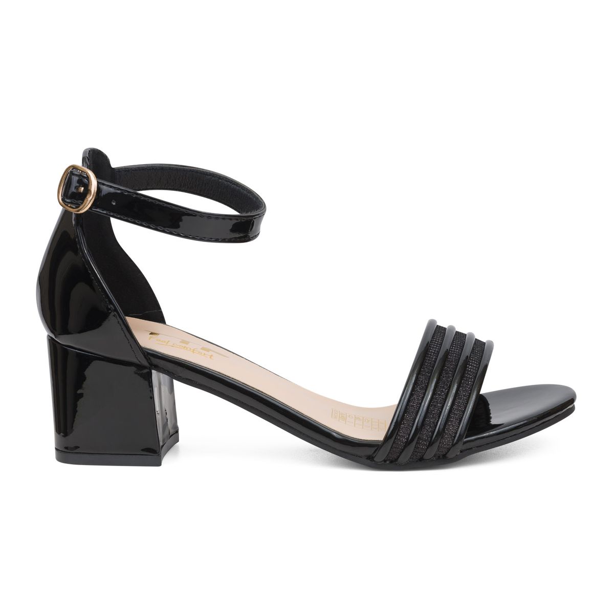 TTP- Patent Ankle Strap Block Heel Sandals XB23629 | Shop Today. Get it ...