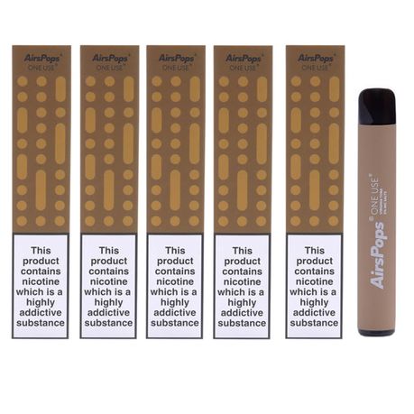 Airscream AirsPops - 5 Pack Disposable - Virginia Toba - 5% Nic Salts |  Shop Today. Get it Tomorrow!