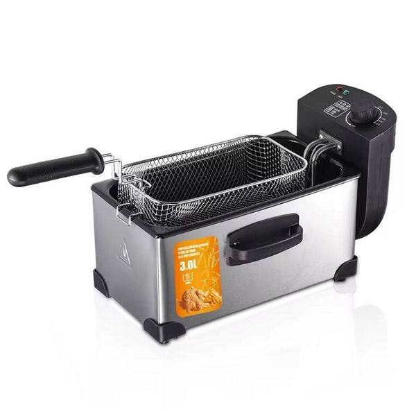 Stainless Steel Electric Deep Fryer for Home