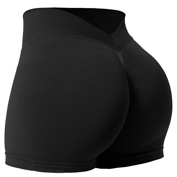 Scrunch Shorts Women V Back Gym Butt Lifting Liz High Waisted Seamless