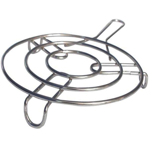 Stainless Steel Heavy-Duty Trivet Kitchen Hot Pot Stand With Handle
