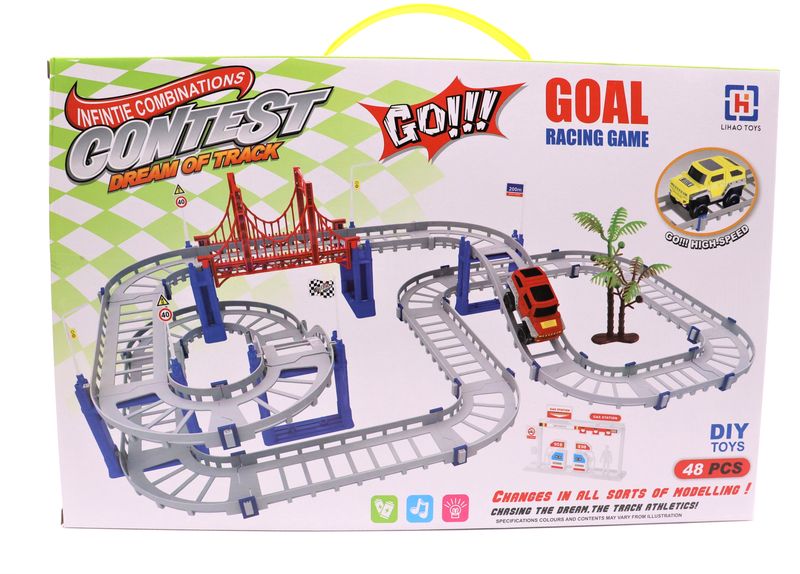Battery Operated - Racing Track Game (48Pcs)