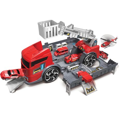 Toy Firetruck Car Play Set 6 cars for Boys 3-7 Years Image