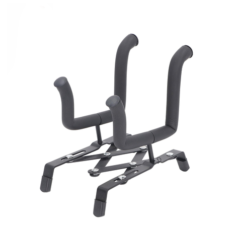 Foldable Ukulele Violin Stand H Shape Portable Retractable Guitar Stand Image