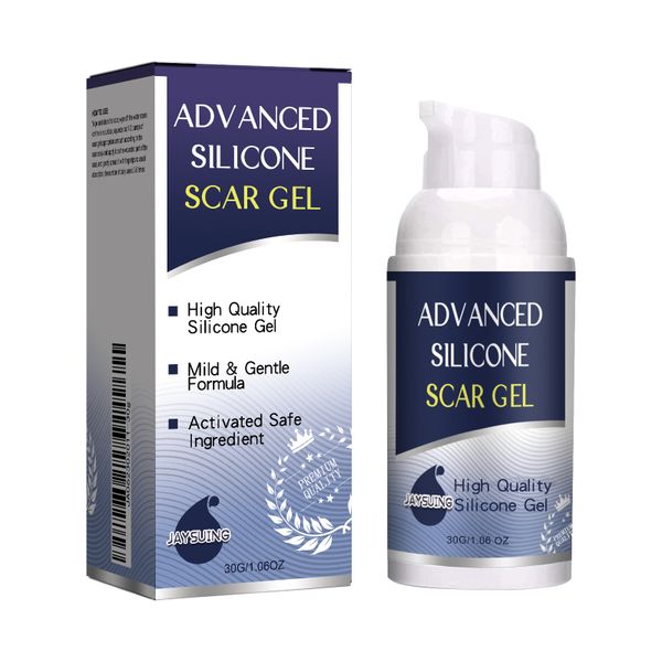 Jaysuing Advanced Silicone Scar Gel Skin Repair Fade Scars 30g