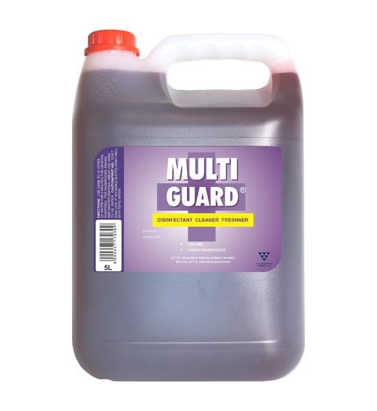 Multiguard (3-in-1) Surface Sanitizer &amp; Disinfectant Cleaner - 5L