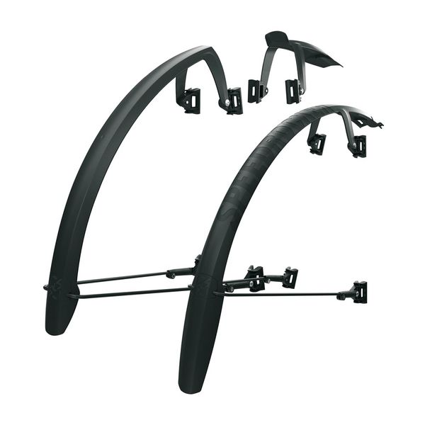 SKS Mudguard Set + Stays + Dual-Spoiler Function: Tyres 32mm+ Speedrocker