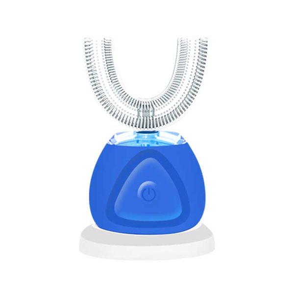 Professional U-Shaped Rechargeable Electric Toothbrush - Blue