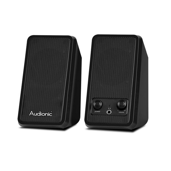 Audionic Elegant Design High End Desk/Laptop Speaker System - Black
