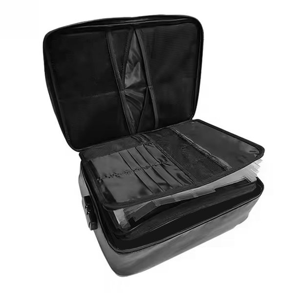 Home Office Laptop &amp; Document Organizer Bag With Lock ( 36cm ) - Black