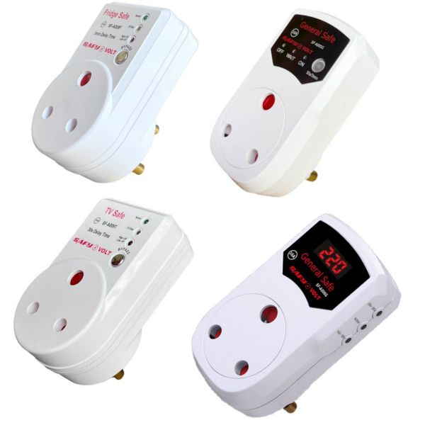 Surge Protector Plugs Set - Fridge + General + TV + General