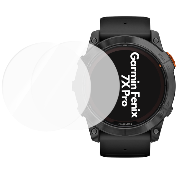 CellTime Tempered Glass Screen Guard for Garmin Fenix 7X Pro - 2 Pack