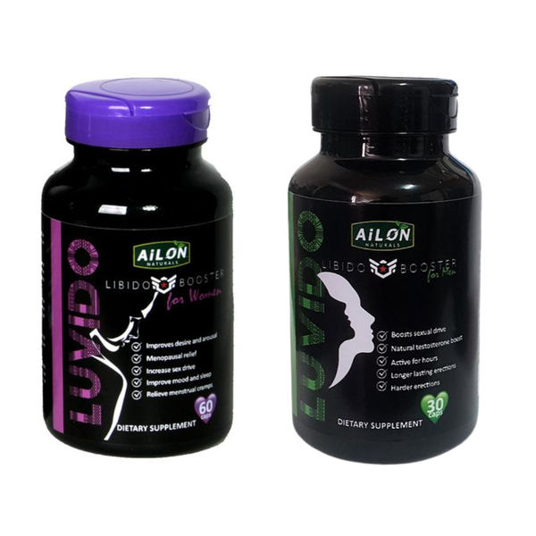 Luvido Couples Wellness Combo - His &amp; Hers Vitality Capsules -Performance