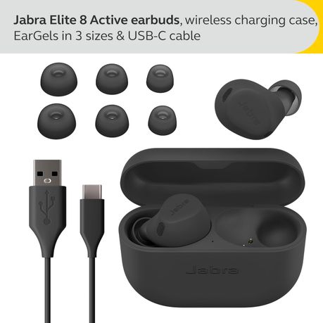 Jabra Elite 10 True Wireless Headphones Active Noise Canceling Earphone  Dolby Atmos Sports Bluetooth Headset Wireless Charging