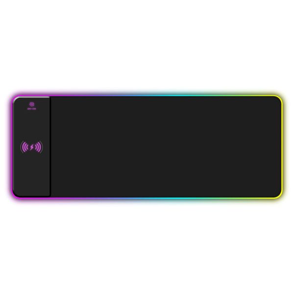 Mouse Pad Desk Mat LED RGB Gaming Keyboard Pad Wireless charging