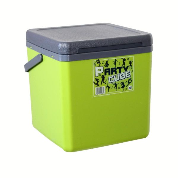 Party Cube Cooler Box 25L Lime