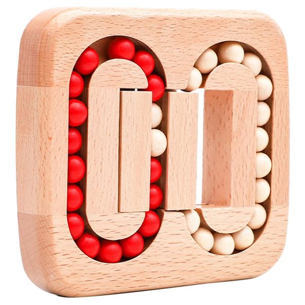 Kid's Wooden Maze Puzzle Lock Game Toy - 13cm