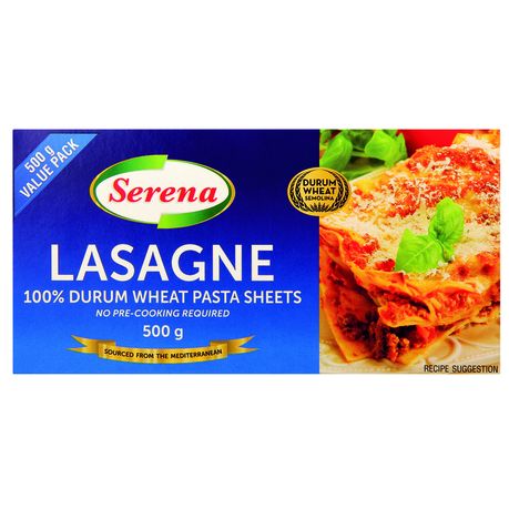 Serena Lasagne Sheets 500g | Buy Online in South Africa 