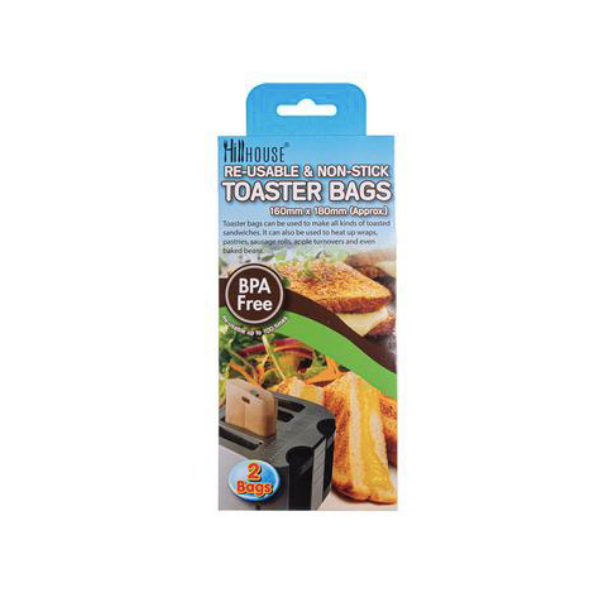 Hillhouse- Re-usable &amp; Non-Stick Toaster Bags