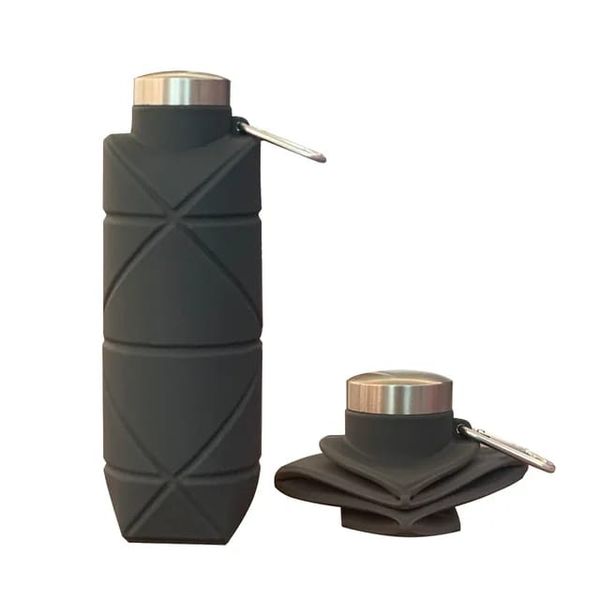 Outdoor Portable Collapsible Folding Silicone Water Bottle